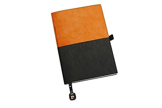 PIERRE CARDIN REPORTER Poznámkový blok A5, tečkované listy, oranžová/černá