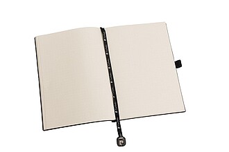 PIERRE CARDIN REPORTER Poznámkový blok A5, tečkované listy, zelená/černá