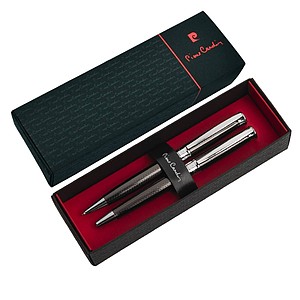 PIERRE CARDIN ROI sada rolleru a kuličkového pera gunmetal