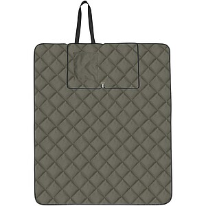 Pikniková deka z recyklovaného GRS polyesteru, vojenská zelená světlá