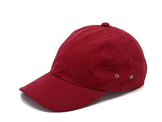 PLAIN Plátěná kšiltovka s kšiltem, vínová