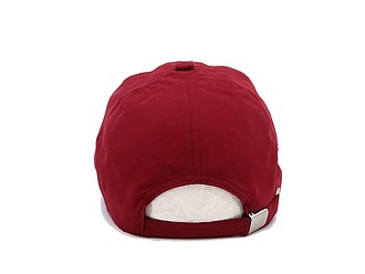 PLAIN Plátěná kšiltovka s kšiltem, vínová