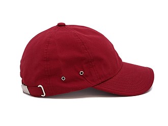 PLAIN Plátěná kšiltovka s kšiltem, vínová