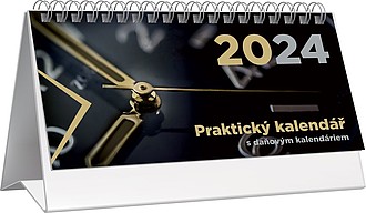 Plánovací daňový 2024 stolní kalendář - reklamní předměty