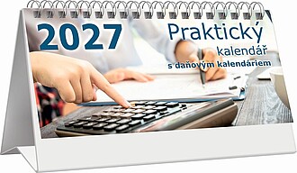 Plánovací daňový 2027 stolní kalendář - reklamní předměty