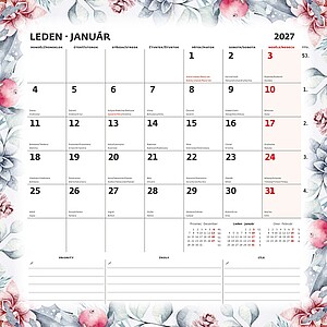 Plánovací kalendář 2027