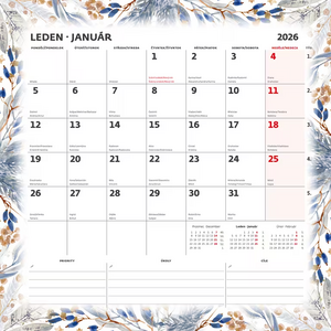 Plánovací kalendář 2027