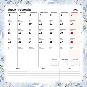 Plánovací kalendář 2027