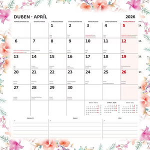 Plánovací kalendář 2027