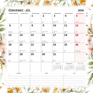 Plánovací kalendář 2027