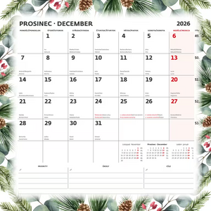 Plánovací kalendář 2027