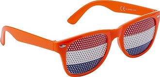 Plastové sluneční brýle s národní vlajkou na sklíčkách, Nizozemí