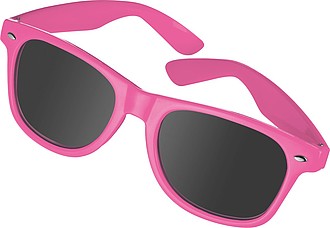 Plastové sluneční brýle s UV 400, růžová