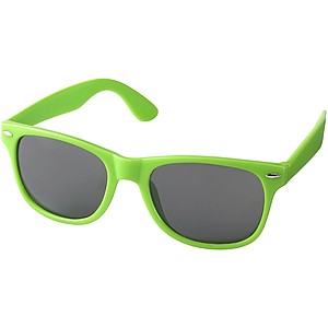 Plastové sluneční brýle, světle zelená