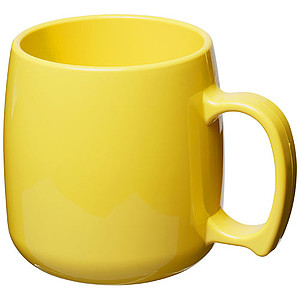 Plastový hrnek, 300ml, žlutý