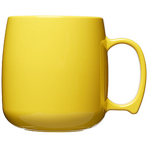 Plastový hrnek, 300ml, žlutý