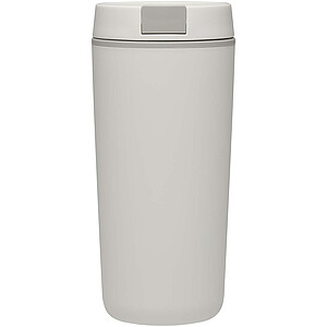 Plastový hrnek Sedona o objemu 480 ml s dvojitou stěnou, bílá
