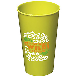 Plastový kelímek 375 ml, světle zelený