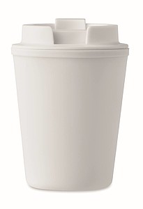 Plastový termohrnek, 300ml, bílý