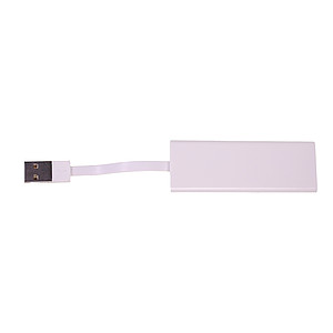 Plastový USB hub se 4 porty a s funkcí stojánku na mobil, USB 2.0 - reklamní předměty