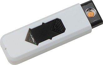 Plastový zapalovač, který zapaluje bez plamene, nabíjí se přes USB