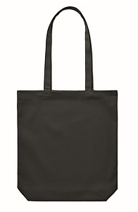 Plátěná nákupní taška s dlouhými uchy, černá