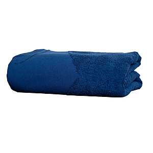 Plážová osuška OLIMA „ANCHOR” JACQUARD BEACH BATH TOWEL, 90 × 170 cm, tmavě modrá