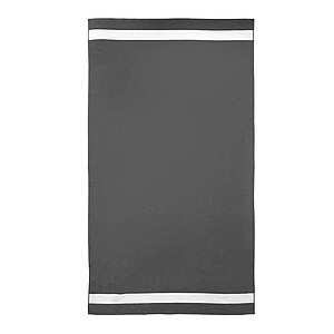 Plážová osuška OLIMA VELOUR BEACH BATH TOWEL, 100 × 180 cm, antracitová