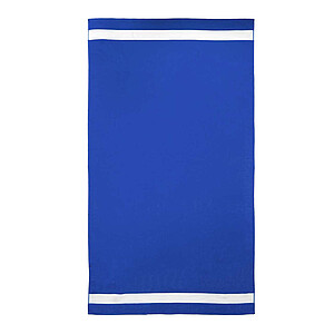 Plážová osuška OLIMA VELOUR BEACH BATH TOWEL, 100 × 180 cm, královská modrá