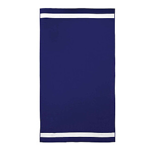 Plážová osuška OLIMA VELOUR BEACH BATH TOWEL, 100 × 180 cm, tmavě modrá
