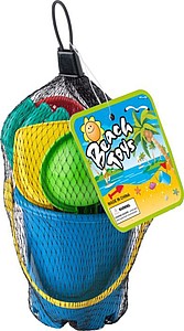 Plážové hračky na písek z recyklovaného plastu, vícebarevný