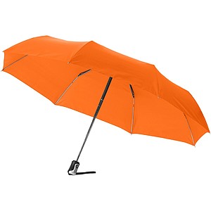 Plně automatický deštník Alex 21.5" oranžová - reklamní deštníky