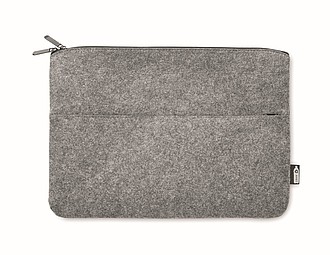 Plstěný obal na 14"laptop z RPET, světle šedý - reklamní předměty