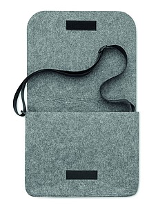 Plstěný RPET obal na notebook, šedý