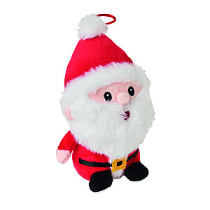 Plyšová figurka Santa, červená - vánoční reklamní předměty