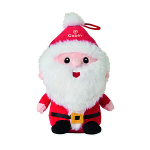 Plyšová figurka Santa, červená