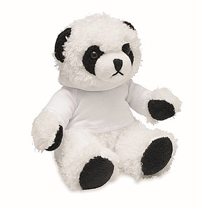 Plyšová panda v mikině, cca 12cm - reklamní předměty