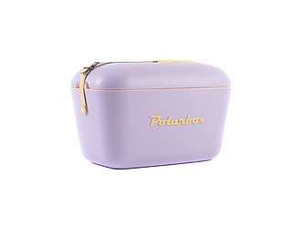 POLARBOX 20l se žlutým páskem, fialová - reklamní předměty