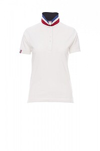 Polokošile PAYPER NATION LADY bílá/francie L - reklamní polokošile