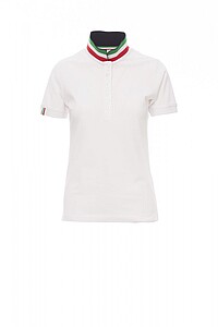 Polokošile PAYPER NATION LADY bílá/itálie M - reklamní polokošile