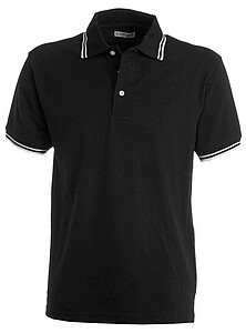 Polokošile PAYPER SKIPPER černá, bílá 5XL - reklamní polokošile