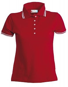 Polokošile PAYPER SKIPPER LADY červená/bílá XS