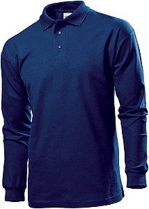 Polokošile STEDMAN POLO LONG SLEEVE MEN námořní modrá L