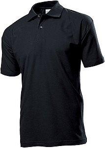 Polokošile STEDMAN POLO MEN černá M - reklamní polokošile