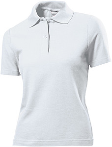 Polokošile STEDMAN POLO WOMEN bílá L - reklamní polokošile