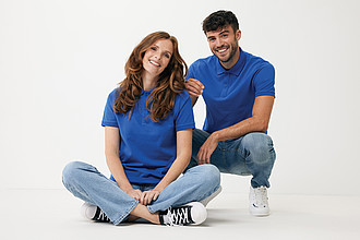 Polokošile z recyklované bavlny, královská modrá, 4XL