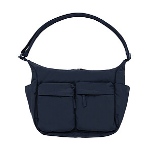 Polstrovaná crossbody taška KENTO URBAN RCS z recyklovanéh, námořní modrá