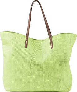 Polyesterová plážová taška, zelená