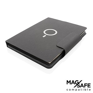 Portfolio formátu A4 s bezdrátovým nabíjením Artic Magnetic 10W, černá