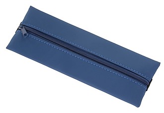 Pouzdro na tužky s upevněním k notebooku, tmavě modrá - obaly s potiskem